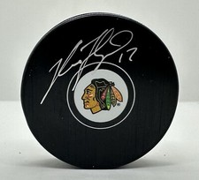 Nick Foligno Autographed Chicago Blackhawks Hockey Puck ! Fanatics