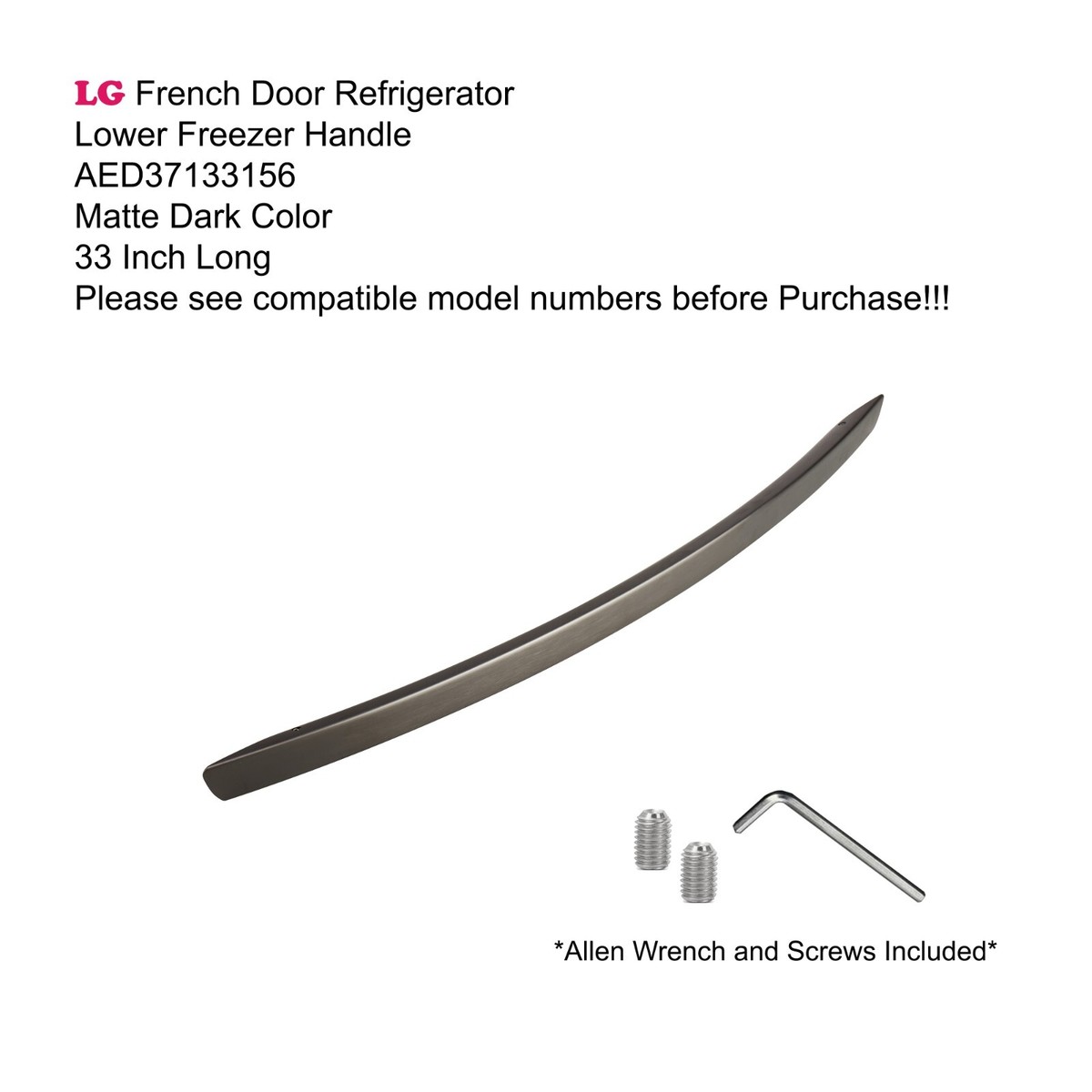 For LG Refrigerator AED37133156 MAZ635484 Freezer Handle