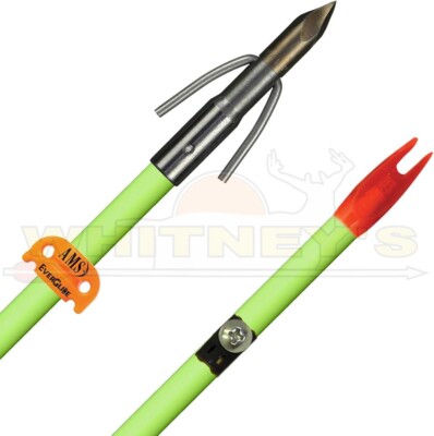 AMS Bowfishing Chaos FX Fiberglass Arrow - Flo Green - A203-FLO | eBay
