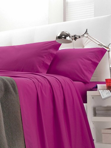 SABANA BAJERA AJUSTABLE 100% ALGODON MADE IN ITALY 90X200CM COLOR LISO - Imagen 9 de 15