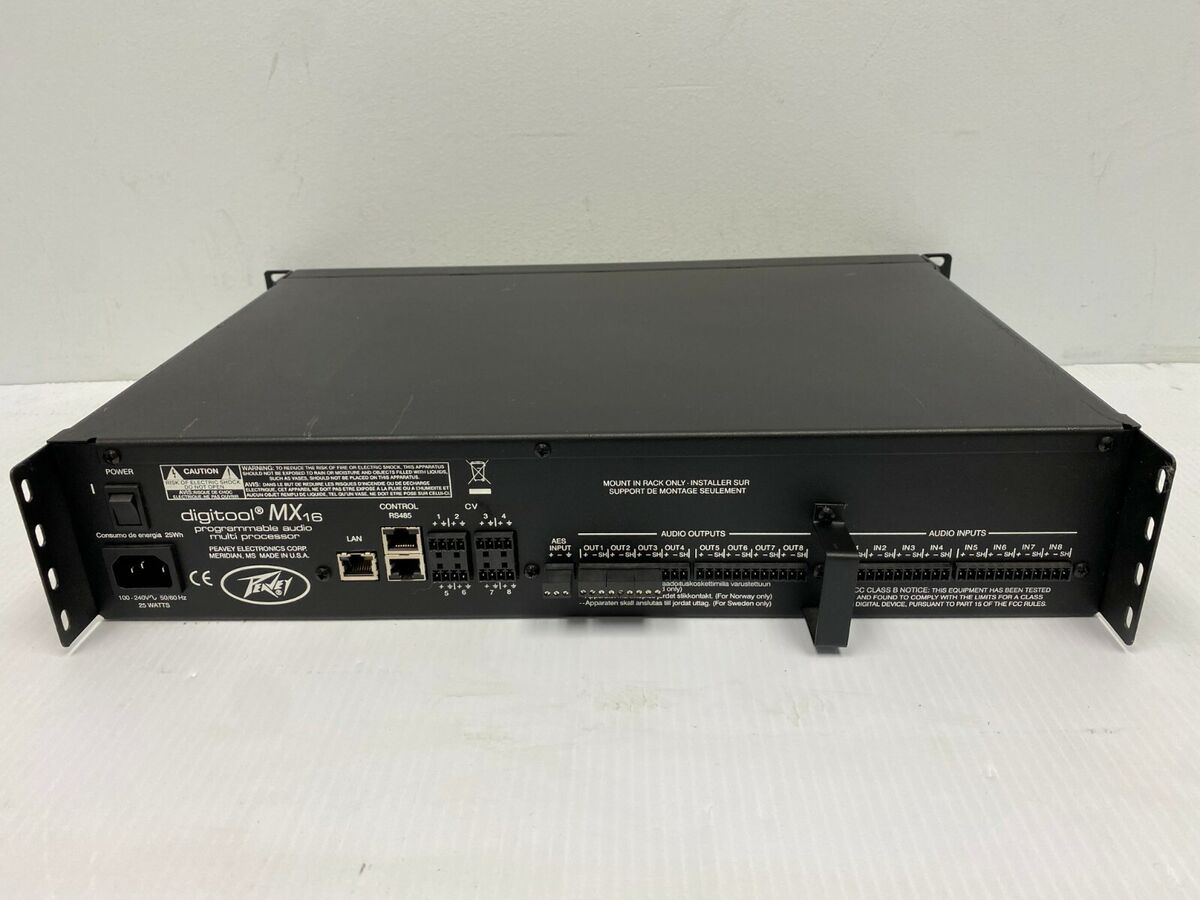 Peavey Digitool MX16 Programmable Digital Audio Multi Peavey Digitool MX16 Programmable Digital Audio Multi