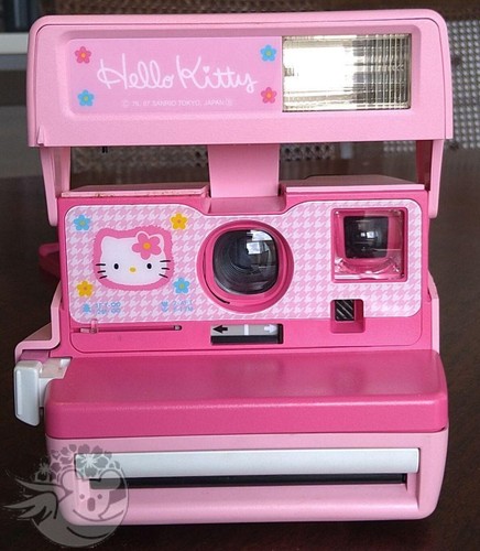 Hello Kitty Polaroid 600 analoge Sofortbildkamera pink limitiert Sanrio TOMY nur Gehäuse - Bild 2 von 9