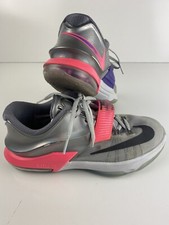 Nike KD VII 7 All Star Platinum/Pink Youth Size 5Y Grade School