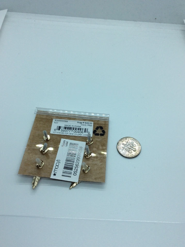 $28 RACHEL RACHEL ROY GOLDTONE BIRD STUD EARRINGS 3 PAIRS EARRINGS JRR3 - Image 4 of 4