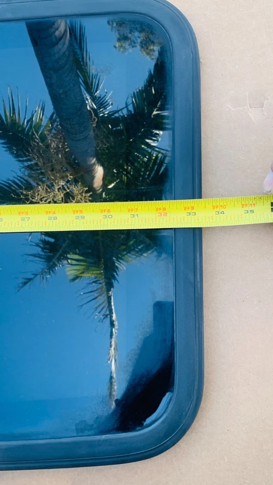 TOYOTA COROLLA TETO SOLAR LUA TETO JANELA DE VIDRO 1998-2002 USADO FABRICANTE DE EQUIPAMENTO ORIGINAL - Imagem 4 de 4