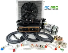 A/C KIT UNIVERSAL UNDER DASH EVAPORATOR 432-100 BLACK & WOOD  ELECTRICAL HARNESS