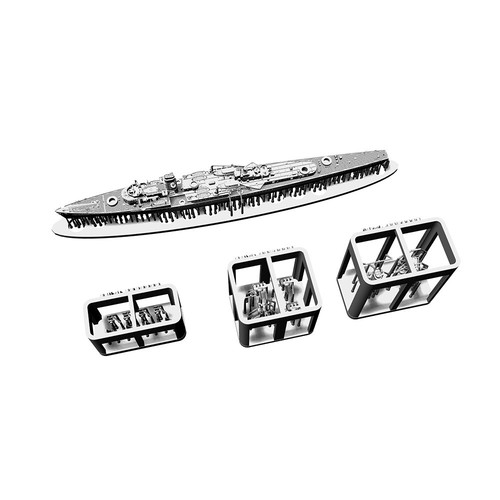 SSMODEL SSC2000563 1/2000 Modelo Militar Alemán Karlsruhe Light Cruiser IMPRESIÓN 3D - Imagen 7 de 7