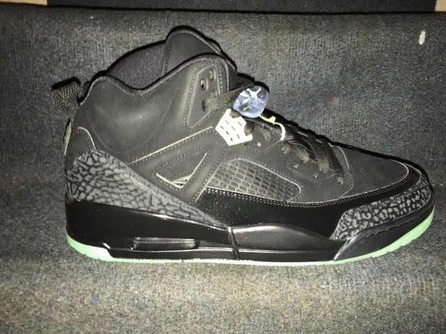 jordan spizike green glow