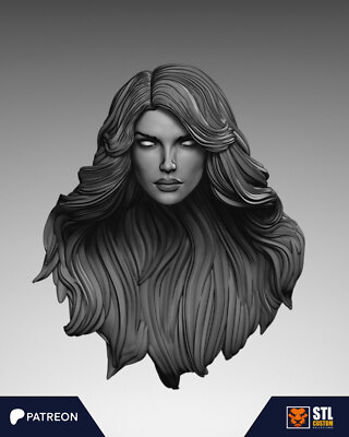 Madelyne Pryor Goblin Queen v3 custom head for Marvel Comics action figures