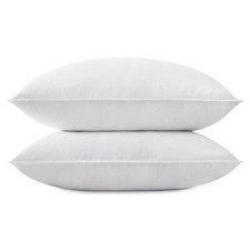 Paquete de 2 almohadas tama o queen de pluma de ganso para cama