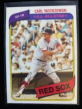 1980 Topps CARL YASTRZEMSKI #720 A.L. ALL-STAR Boston Red Sox HALL OF FAME MVP C