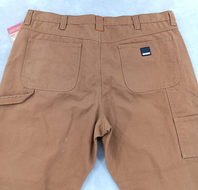 Craftsman Pants Mens Size 42 x 29 Carpenter Duck Canvas Tan Craftsman Pants Mens Size 42 x 29 Carpenter Duck Canvas Tan