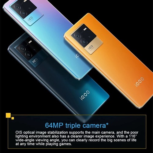 Vivo iQOO Neo6 SE 5G Snapdragon 870 NFC 128GB/256GB 80W Fast Charging 120Hz 64MP - Afbeelding 6 van 36
