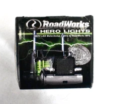 Roadworks Herorcwm Red Led Clear Lens Hero Watermelon Light Chrome All Weather