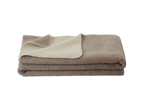 Hochwertige Kuscheldecke "Ökolana" 100% deutsche Schurwolle mollig wärmend - Bild 40 von 51