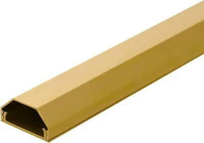 Aluminium Kabelkanal GOLD Kabelabdeckung Abdeckung Alu Kabelschacht Kabelleiste - Bild 1 von 4