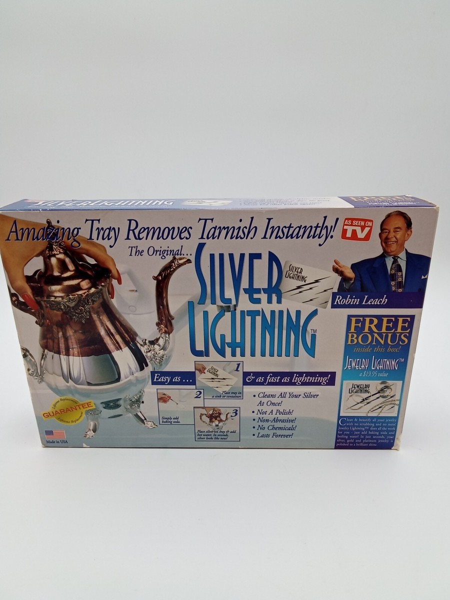 Silver Lightning Tarnish Remover With Jewerly Plate as Seen on