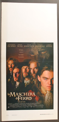 LA MASCHERA DI FERRO - Wallace - DiCaprio, Byrne - LOCANDINA ORIGINALE 1998