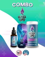 UltraLipo KIT Fat Burner Dietary Supplement + Drainer + Fiber Weight Loss