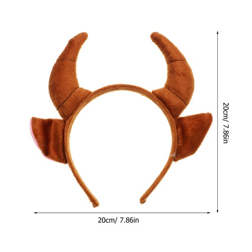 Accessori per feste costume capra corno fascia bambino animali fasce - Foto 11 di 12