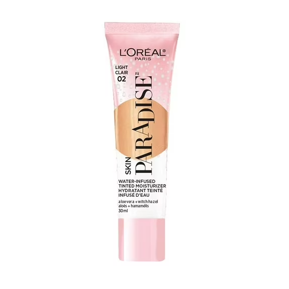 L'Oreal Paris Skin Paradise Water Infused Tinted Moisturizer, SPF 19, Light 02,