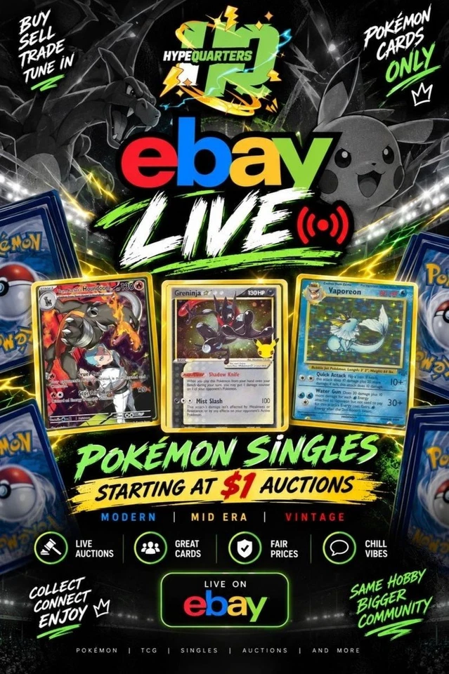 Pokemon Singles - Modern / Mid Era / Vintage