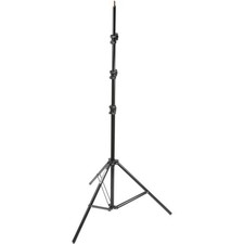 Manfrotto 11' Basic Lightstand, 5/8 Stud with 1/4"x20 Tip, Black.  368B 