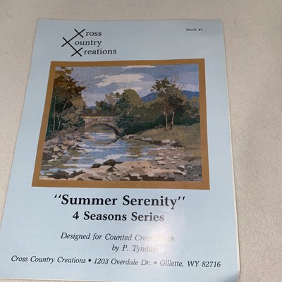 Summer Serenity Counted Cross Stitch Kit Cross Country Creations