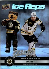 2023-24 Upper Deck MVP Ice Reps #IR21 Patrice Bergeron Blades The Bruin - HKY