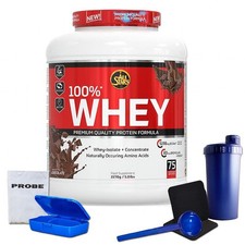 (28,63 EUR/kg) All Stars 100%* Whey Protein Eiweiß 2,27kg Dose + Bonus