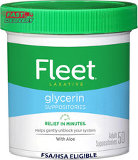 Fleet Glycerin Suppositories for Constipation Relief, Fast and Effective Stimula