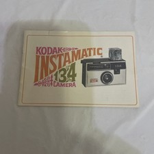 Vintage 1969 Kodak INSTAMATIC 134 Camera Instruction Manual User's Booklet