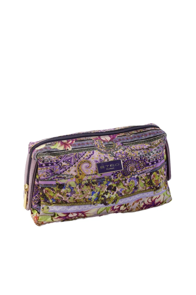 Etro женщин молнии застежки цветочный косметический мини Дамская сумка - Изображение 2 из 4