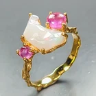 Fashion jewelry ring Natural Opal Ring 925 Sterling Silver Size 7 /R468016