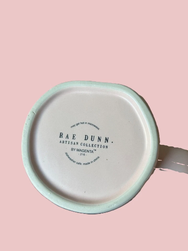 Rae Dunn Pink Mug “BOSS LADY” Coffee/Tea Artisan Collection Office Gift EUC - Image 2 of 3