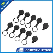Pack of 10 Waterproof Car Cigarette Lighter Socket Cover Cap Lid 12V Black 