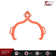 1× Heavy Duty 2 Claw Timber Log Lifting Logging Tongs Grabber Tong 30" Claw Hook