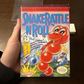 Snake Rattle 'n' Roll (Nintendo NES) Tested - Authentic