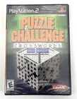 Puzzle Challenge: Crosswords and More! (PS2, PlayStation 2, 2006) Sealed New