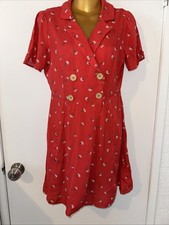 DRESS SALE 3 for $20 Red Floral Mini Dress Women’s small