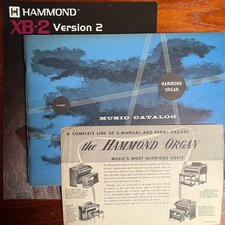 VINTAGE MSC HAMMOND ORGAN BROCHURES/CATALOGS