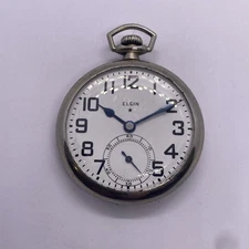 Elgin 21 J A5P BW Raymond Railroad Grade Antique Pocket Watch 16s Runs Strong