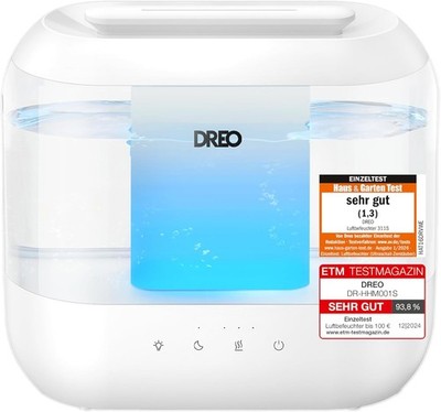 Dreo Luftbefeuchter für Schlafzimmer, Top Fill 4L Supersized Cool Mist Humidifie