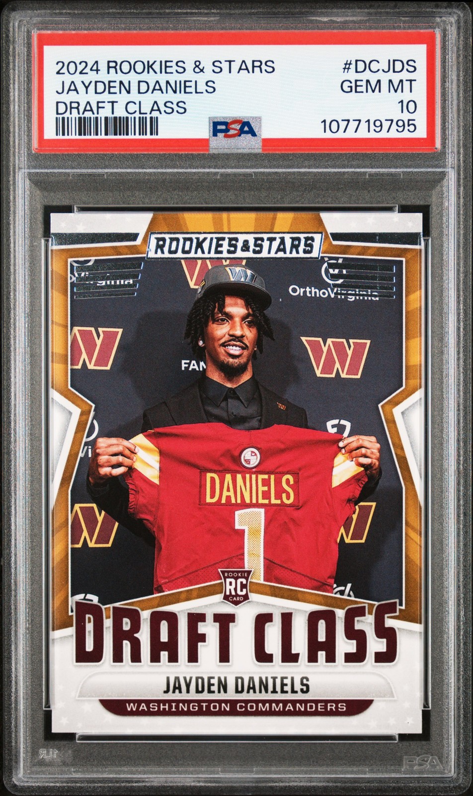 Jayden Daniels Panini Rookies & Stars Draft Class #DCJDS Base