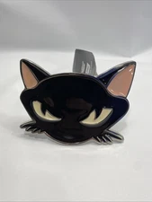 Black Cat Belt Buckle Vintage Novelty Y2K / HB - Hot Buckles / New With Tag