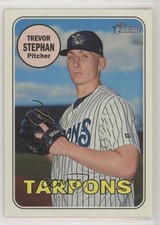 2018 Topps Heritage Minor League Edition Glossy Trevor Stephan #51 3d5