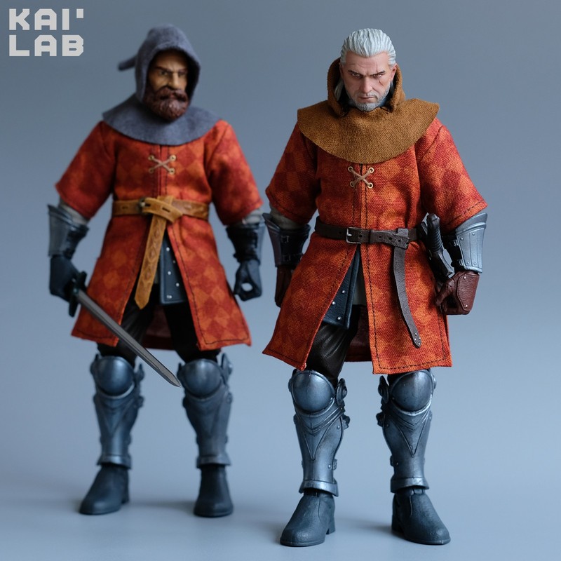 KAILAB Handcraft 1/12 Clothes Set Hat Leather Belt for 1/12 Action Figure Body