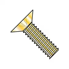 #10-32 x 1-1/2 in Phillips Flat Machine Screw, Cadmium Steel, 2000 PK,