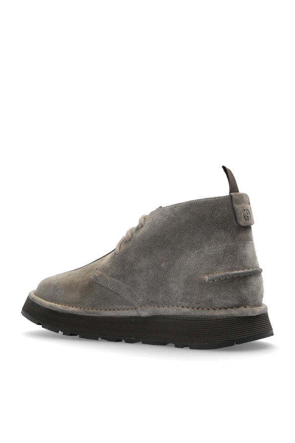 Giorgio Armani - Men - Suede ankle boots - Grey image 5