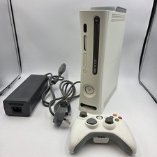 Microsoft Xbox 360 White Console 60GB Console With Controller Tested Working